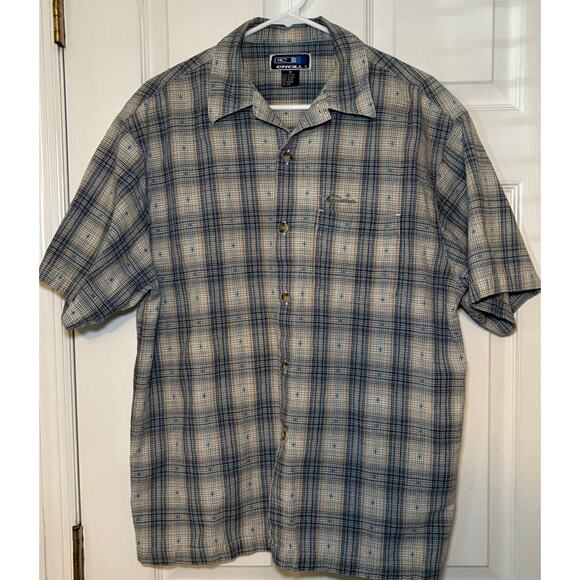 O’Neil men’s short leave button up shirt size medium - Picture 1 of 4